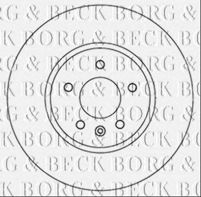 BORG & BECK bbd6013s -  Тормозной диск